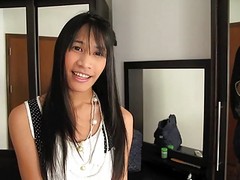 Skinny Thai Ladyboy Solo.