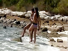 Lesbian Fun During Sun Bathing