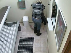 Hidden Camera In Public Tanning Bed