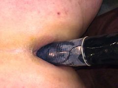 Amateur 13 Inch Black Dildo Anal