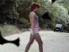 Girl Rides Gear Shifter And A Cock