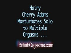 Hairy Cherry Adams Has Multiple Orgasms