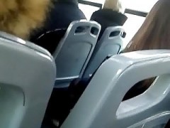Spy Nylon Legs In Public Bus 2