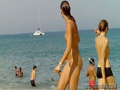 Nudist Caught At The Beach!