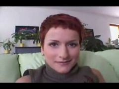 Gorgeous Busty Red Head Face Fucked!