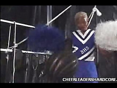 Ebony Cheerleader Aliya Cock Cra...