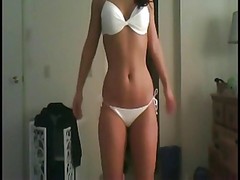 White Bikini Sexy Body