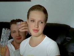 Three Russian Boys Deflower Crying Girl