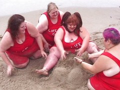 Fat Lifeguard Bitches Eat Food O...