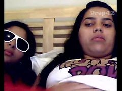 2 Teen Peruanas Playing Witch Dildo In Pussy