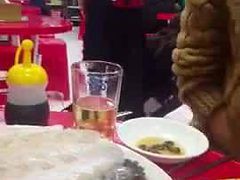 Korean Girl Pee In Middle Of Restaurant