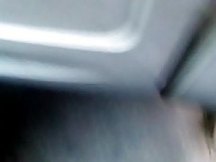 Spy Nylon Legs In Public Bus