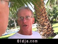 Big Dick Grandpa Shoves A Young Nunand#039;s Chastity