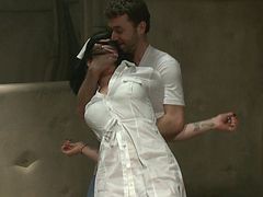 Nurse Asphyxia Noir Gets Ravished By Mental Patient