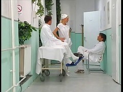 Hot Nurse Double Fucked By Two D...