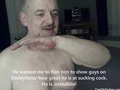 Cum Lover Daddybear Grandpa With Dentures