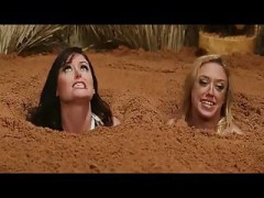 2 Nude Busty Women In Quicksand