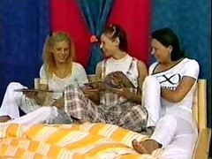 3 Young Lesbians With Strapon
