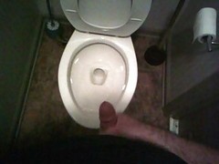 Cumshot Handjob Toilet