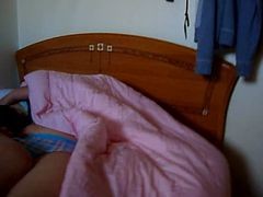 Sleeping Girlfriend. Brother Alone Have