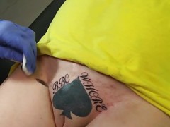 My New Bbc Whore Tattoo On My Pussy