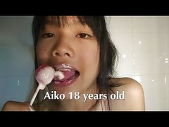 Saori And Saya Thai Teens Lick Ice-cream T...